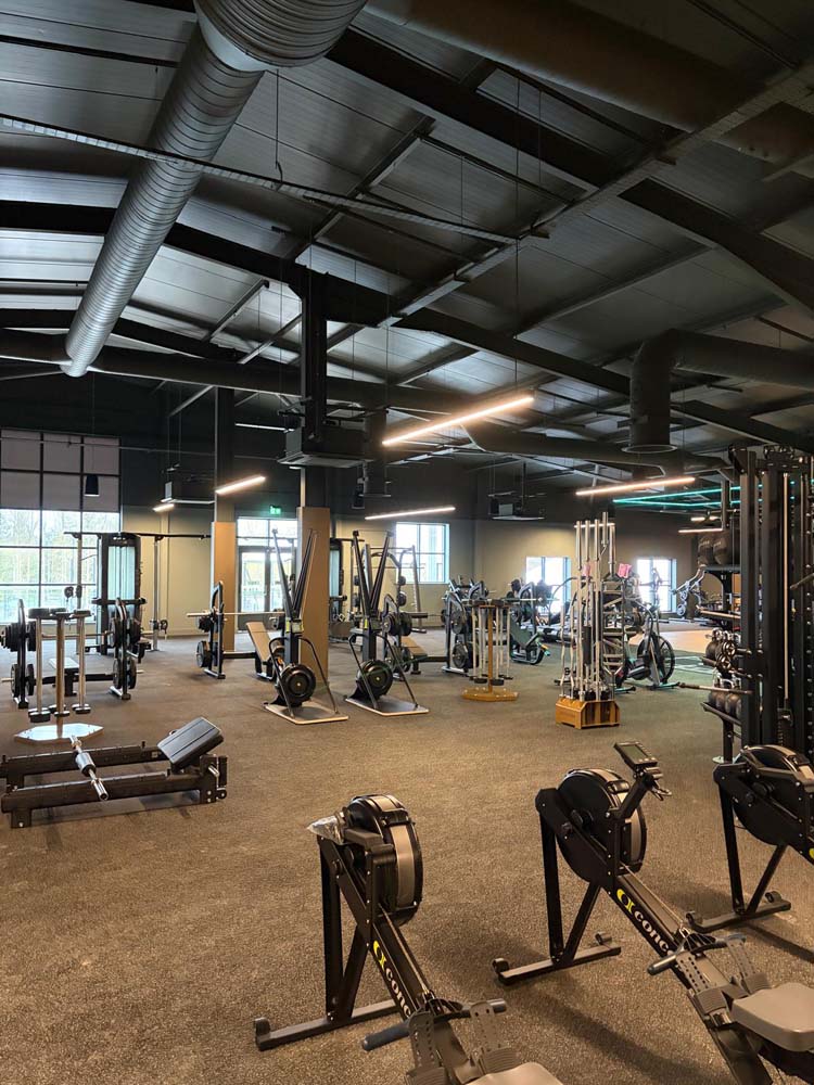 David Lloyd Gym, Shrewsbury air conditioning installation by Universal Cooling.